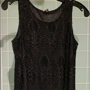 Beautiful Black Lace Maxi Dress